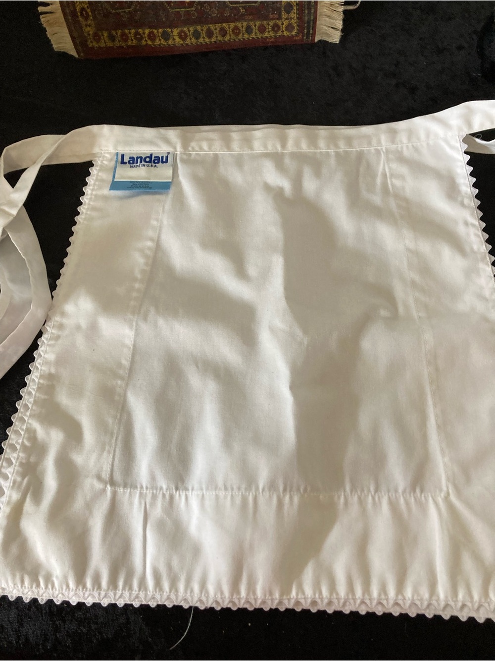Landau White Kids Adult Apron - Waitress Maid Uniform